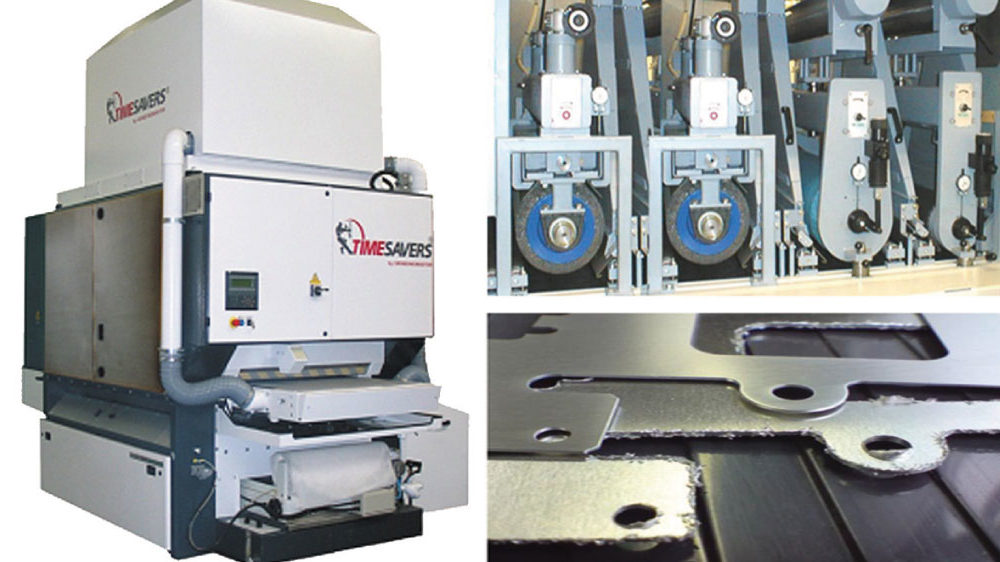 Grind Master displays deburring machine for aerospace aluminium parts