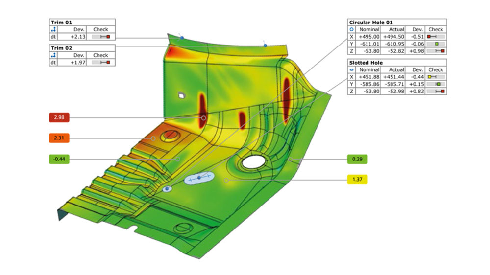 GOM conducts 3D metrology for sheet metal forming processes