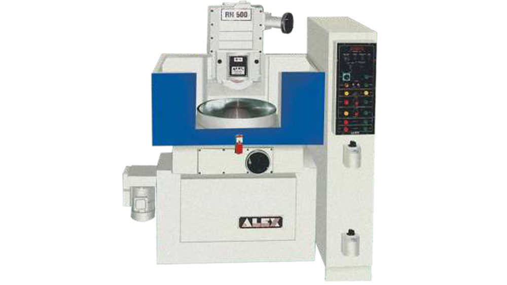 Rotary surface grinder with vertical and horizontal spindle