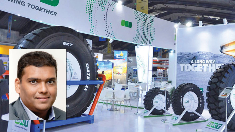BKT showcases its tyre making prowess at EXCON