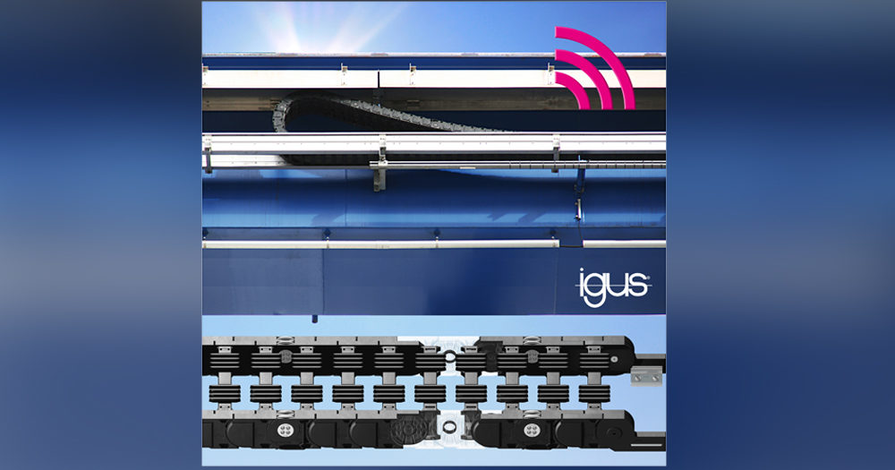 igus P4.1 roller chain crane and gantry applications