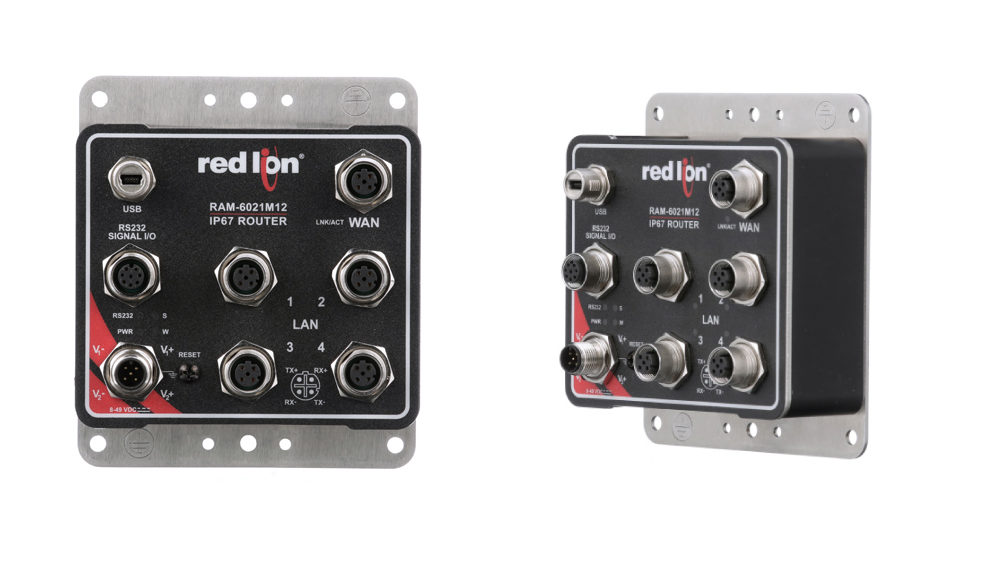 Red Lion adds IP67 model to popular RAM industrial router series