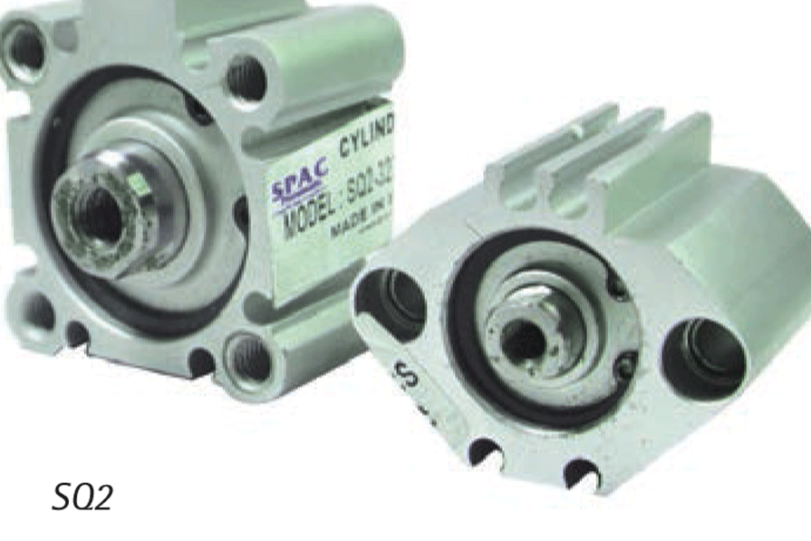 ISO Standard pneumatic cylinders for small, medium and heavy loads