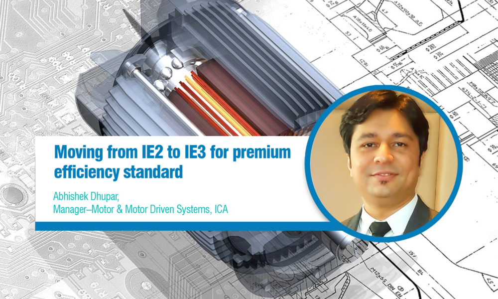 Moving from IE2 to IE3 for premium efficiency standard