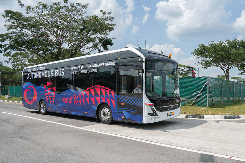 Volvo and NTU unveil world’s first full size autonomous electric bus
