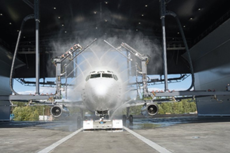 25 e-chains to de-ice and wash aircraft