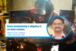 Green manufacturing is obligatory to cut down emission