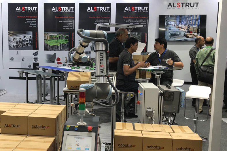 Alstrut India showcases ‘Collaborative Robots’ at Automation Expo 2019