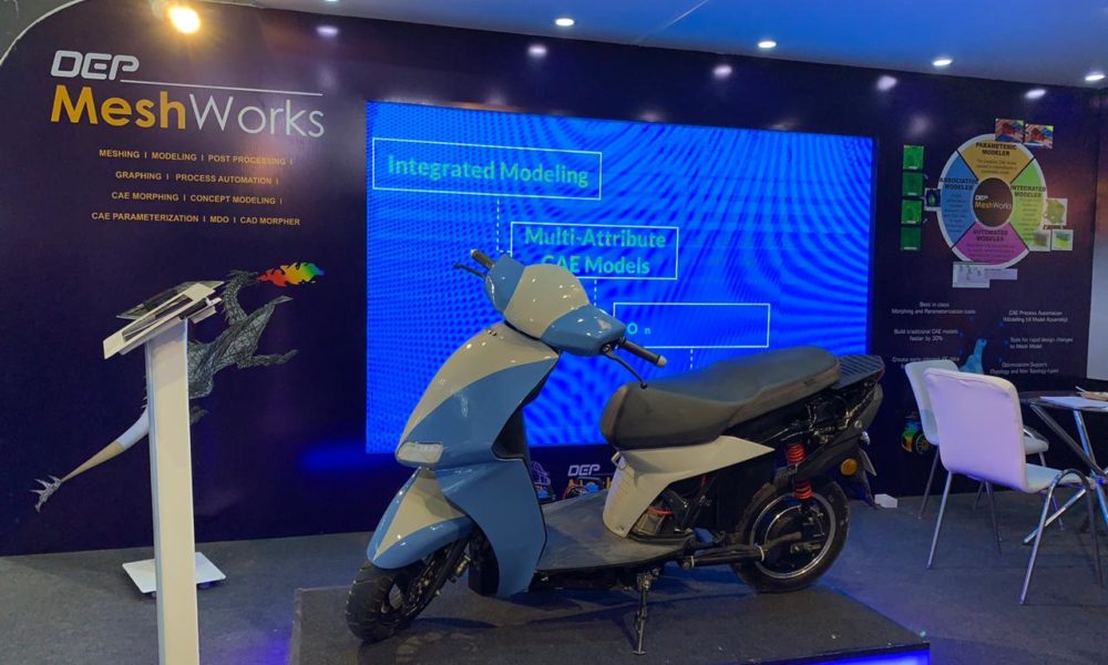 Detroit Engineered Products (DEP) showcases electric scooter technology demonstrator at  Auto Expo 2020 – Components