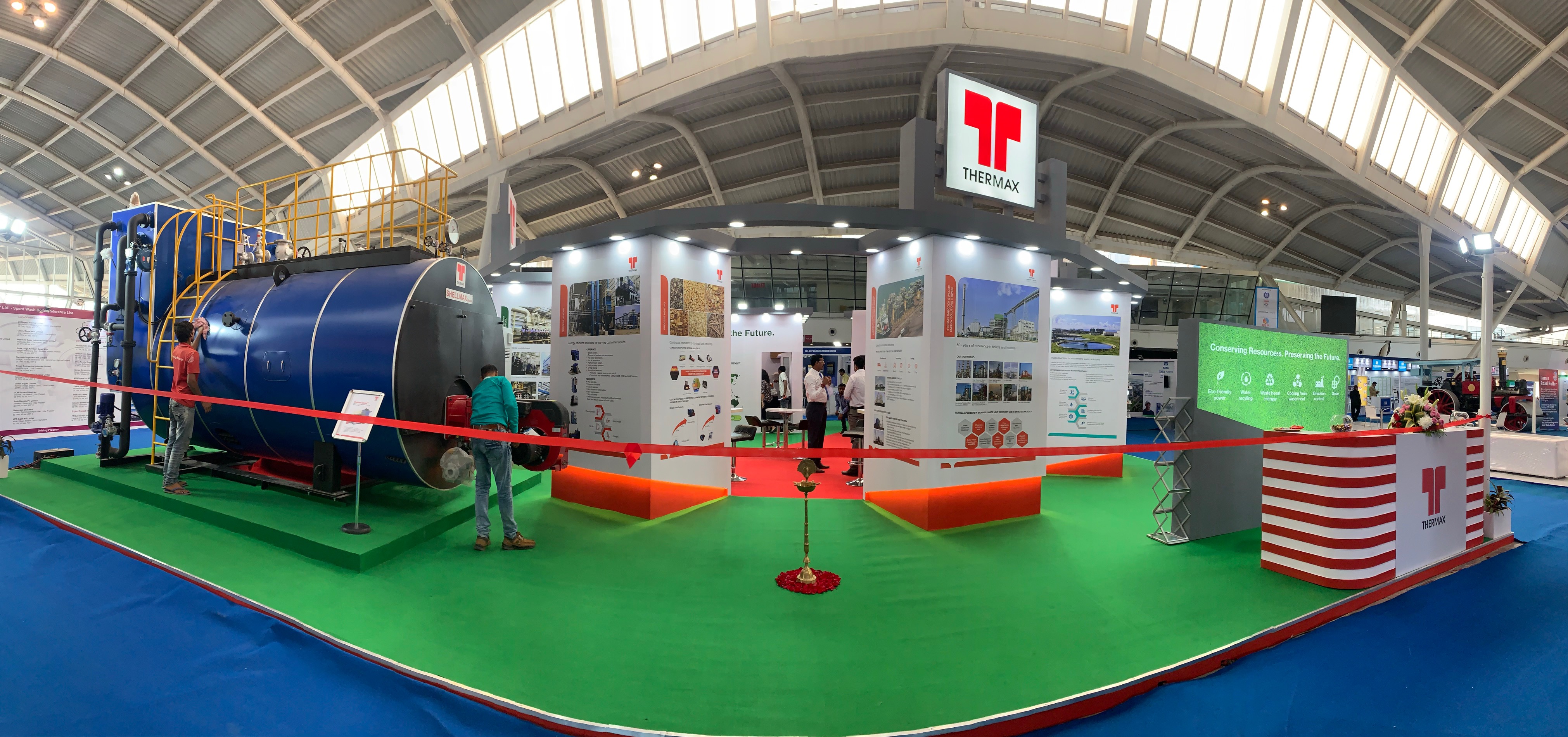 Shellmax Global Boiler displayed at Boiler India 2020 by Thermax OEM