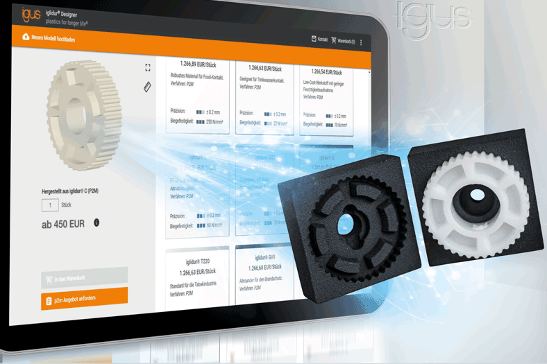 igus expands 3D printing service for injection moulding with printed tools