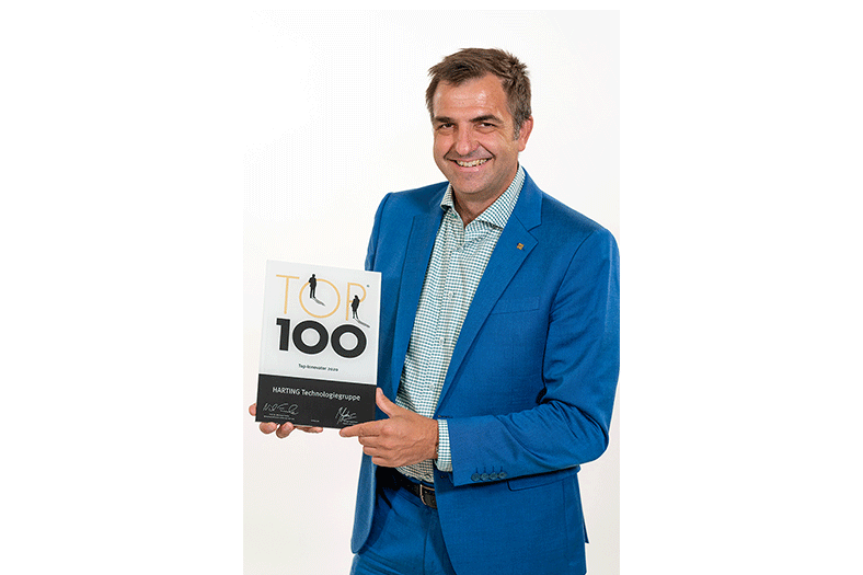 TOP 100: HARTING innovation leader among German SMEs