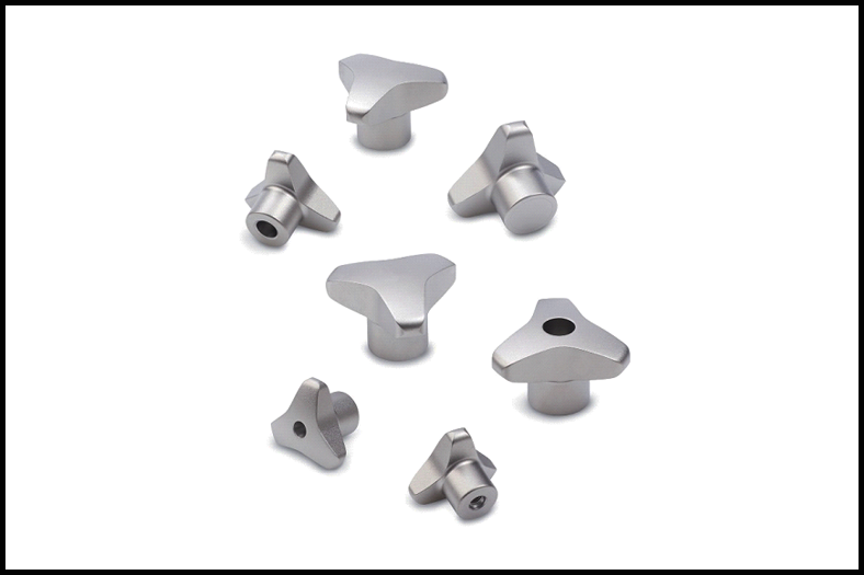 Elesa+Ganter‘s stainless steel 3-star knobs for better grip