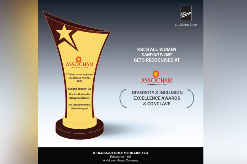 KBL’s all-women manufacturing facility honoured by ASSOCHAM for promoting diversity 
