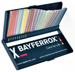 Color Sample Box Bayferrox Concrete Colors