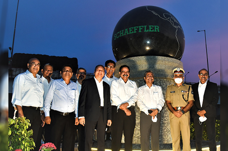 Schaeffler India unveils beautified Jambua circle; promotes sustainability