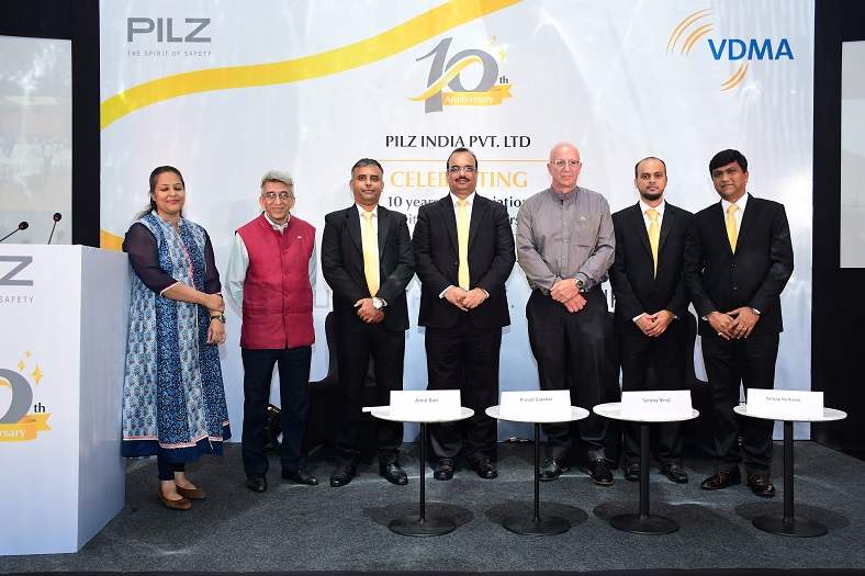 Pilz India celebrates its 10th Anniversary with VDMA India