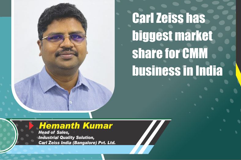 Carl Zeiss has biggest market share for CMM business in India