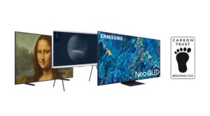 Samsung TVs Manufacturer Earn Carbon Reduction Certification from Carbon Trust