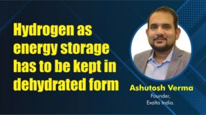 Hydrogen as energy storage has to be kept in dehydrated form