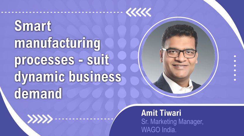 Smart manufacturing  processes – suit dynamic  business demand