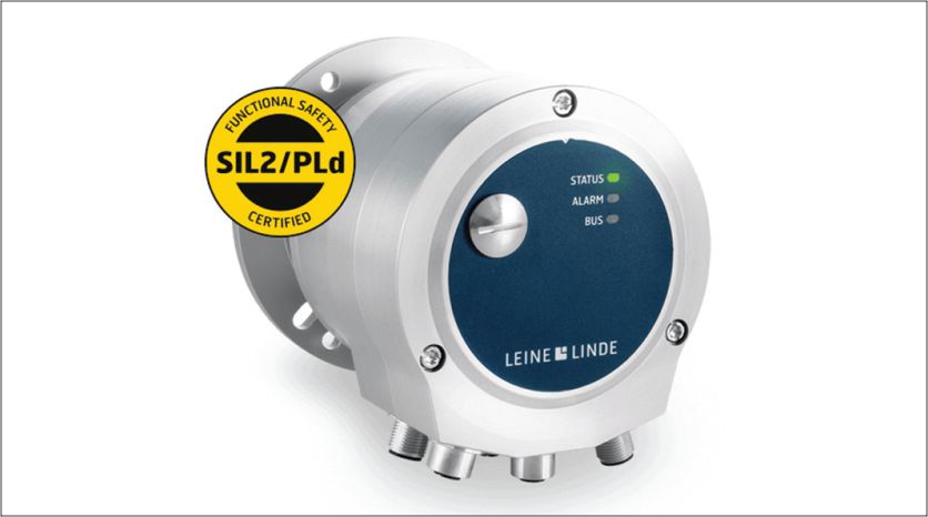 SIL2 & PLd certified encoders  to simplify certification  process of machine