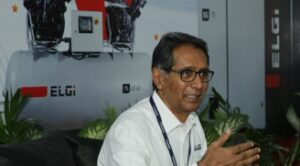 Dr. Jairam Varadaraj, Managing Director, Elgi Equipments at the new LD Series unveiling