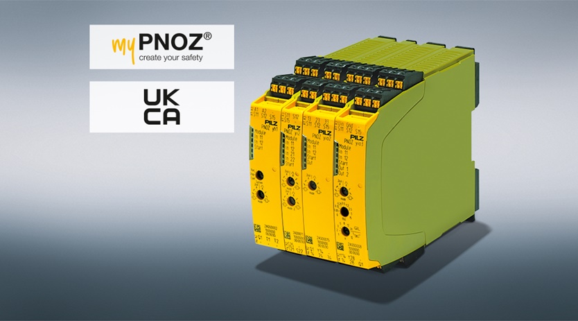 Pilz safety relay myPNOZ receives TÜV Süd certificate UKCA