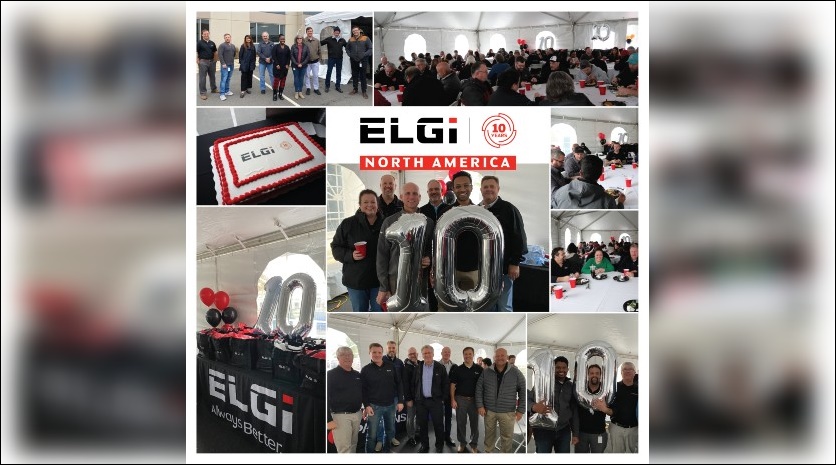 ELGi celebrates 10 years in compressed air excellence