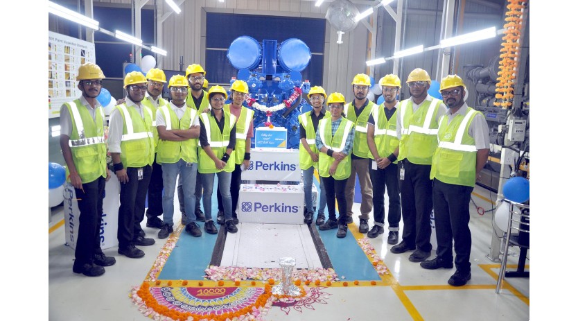 Perkins Aurangabad celebrates the production of its 10,000th 4000 Series engine