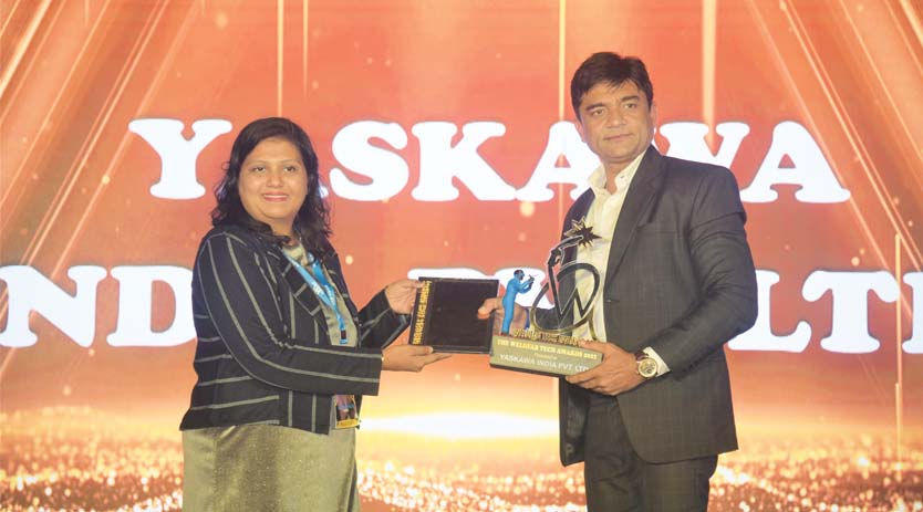 YASKAWA INDIA awarded with Weldfab  Tech Award 2022