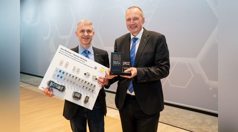 HARTING honoured with “Best of Industry Award” acknowledging its Han-Modular® Domino Modules