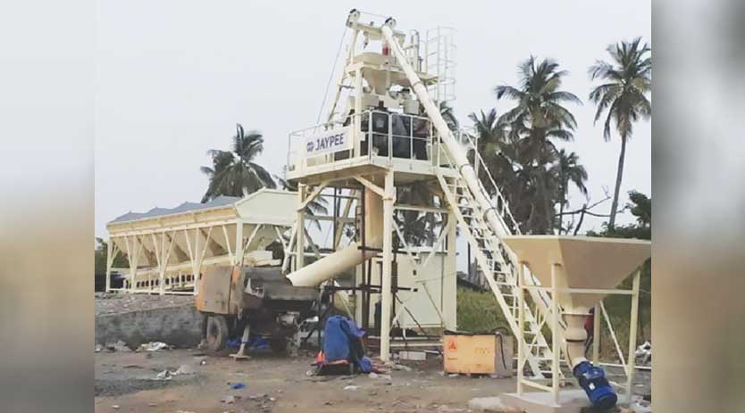 Automatic Batching Plant – 30 combines all  ingredients to produce concrete
