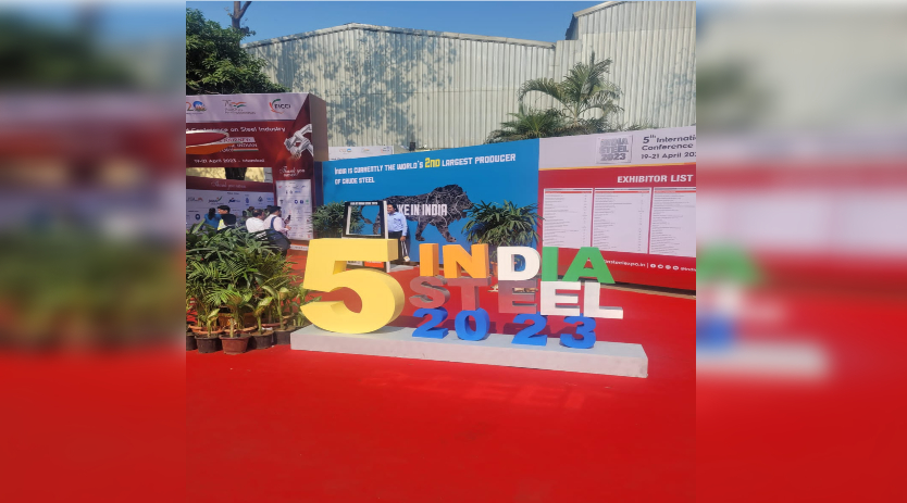 India Steel 2023 is on at Bombay Exhibition Center, Mumbai till 21 April