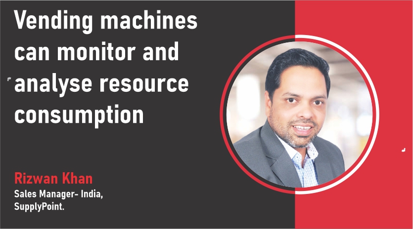 Vending machines can monitor and analyse resource consumption