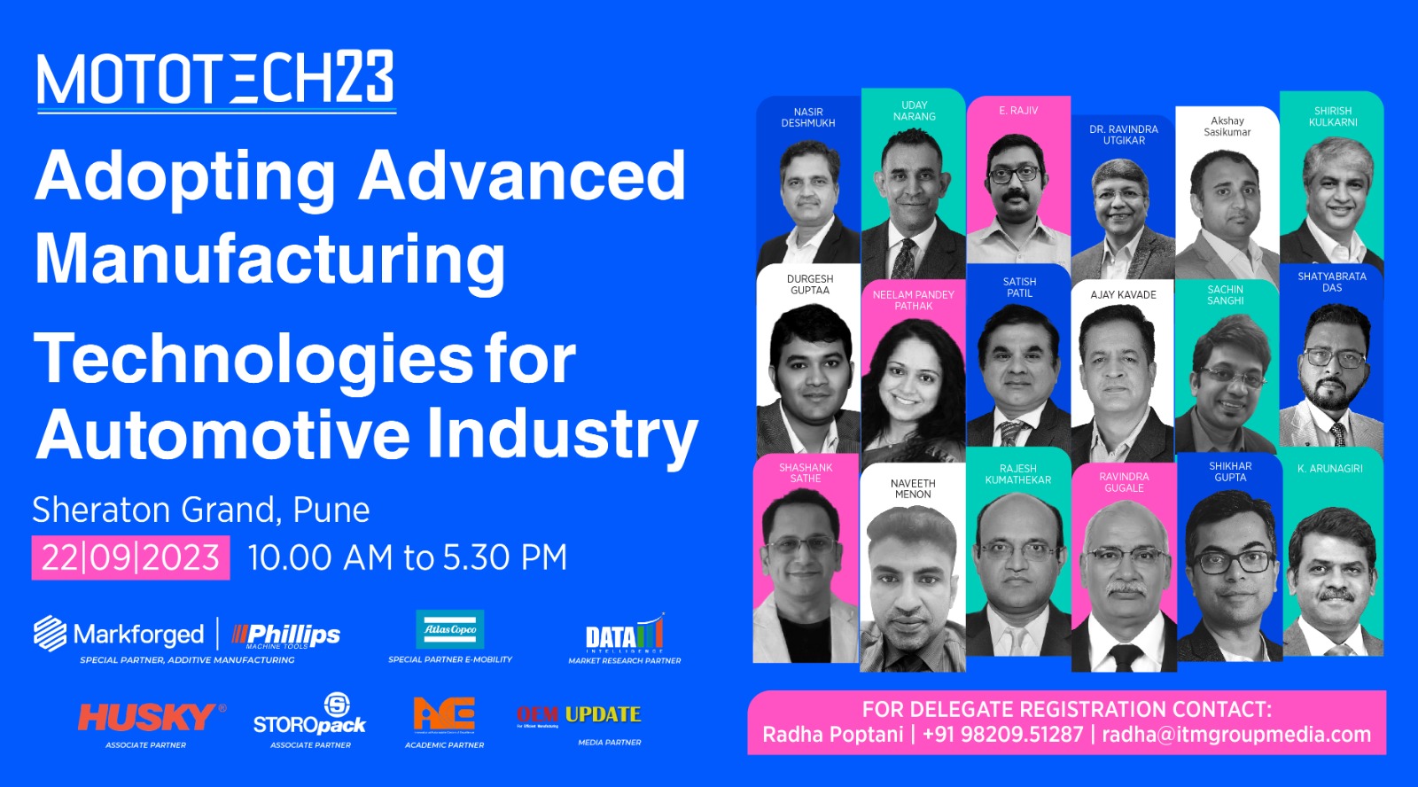 Nasir Deshmukh, Sr. Vice President of Manufacturing Operations at M&M takes the helm as Conference Chairman for MOTOTECH23 to power automotive innovations