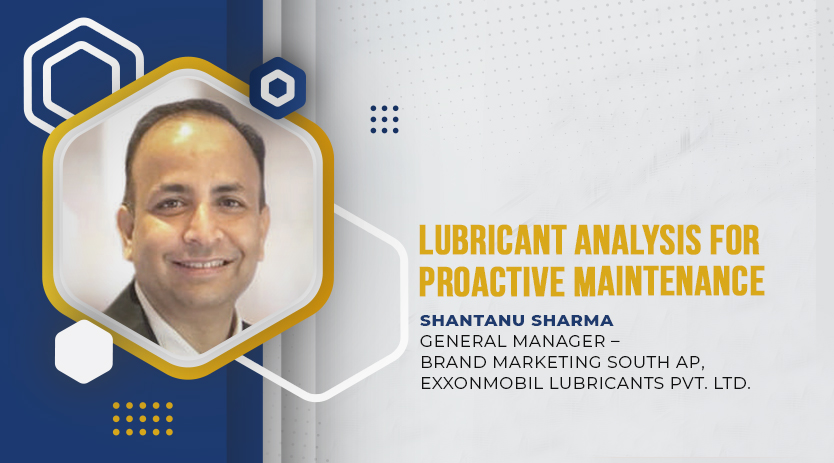 Lubricant analysis for proactive maintenance