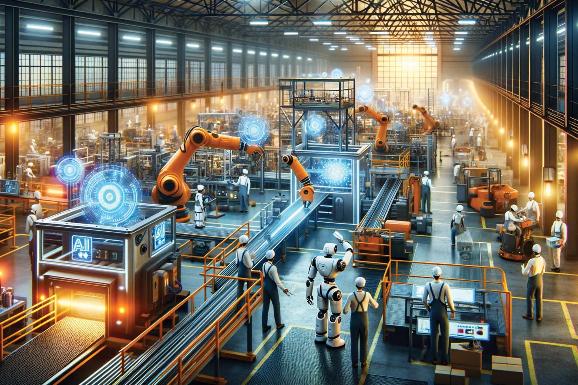 AI & IoT integration for smart factories