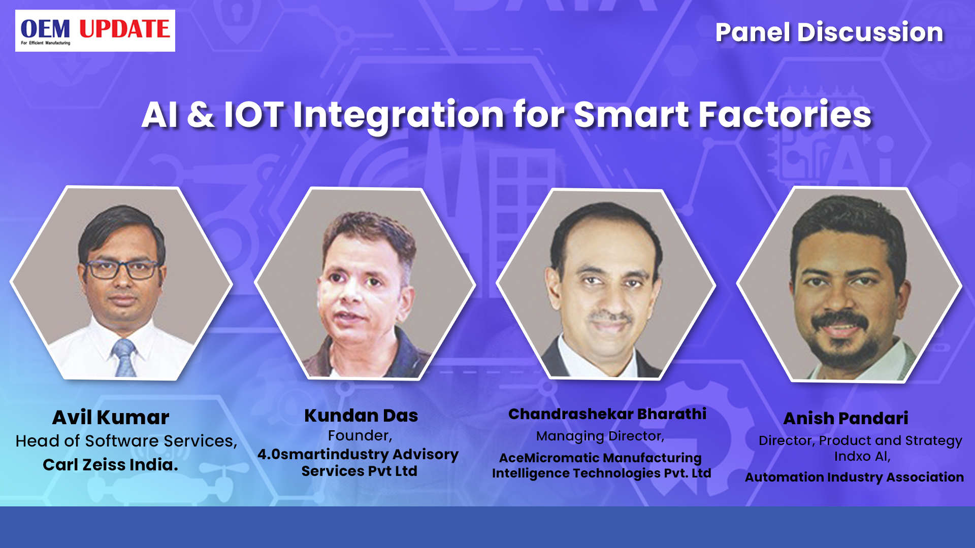 AI and IoT Integration for Smart Factories | Panel Discussion | OEM Update