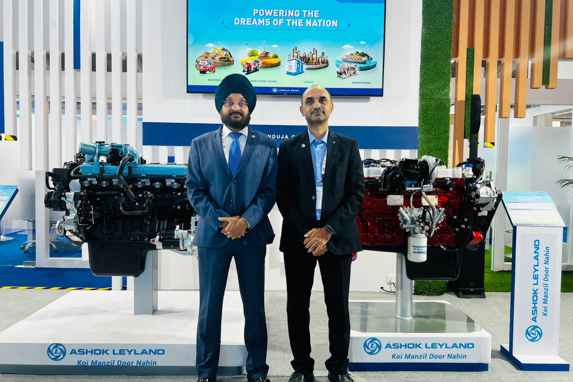 Ashok Leyland showcased AL H6 Engine – CEV Stage V along with other innovative products at EXCON 2023