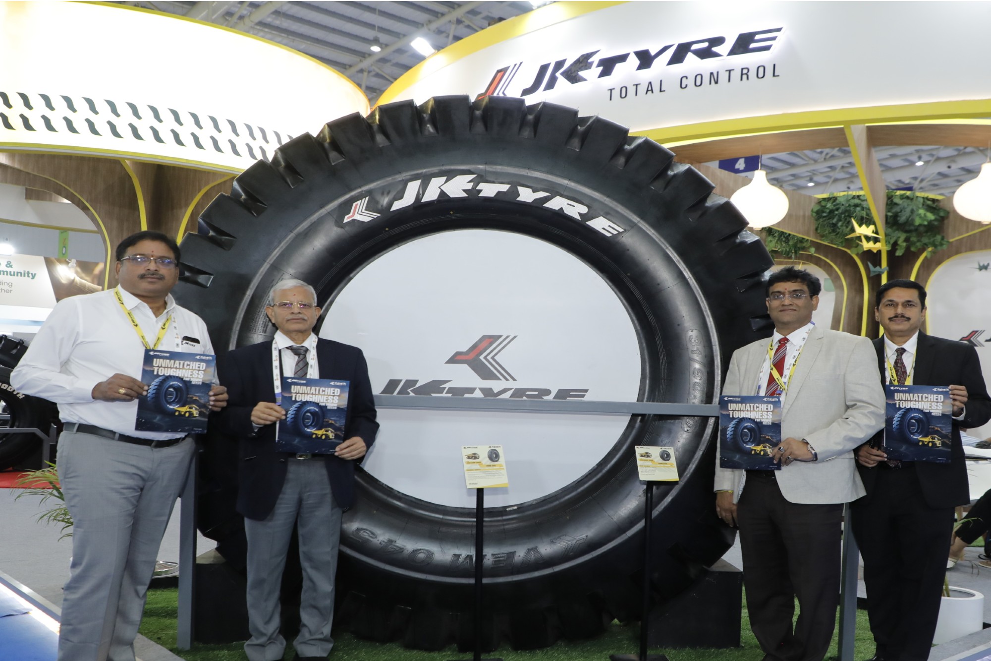 JK Tyre displays Tyre solutions in OTR segment at EXCON 2023