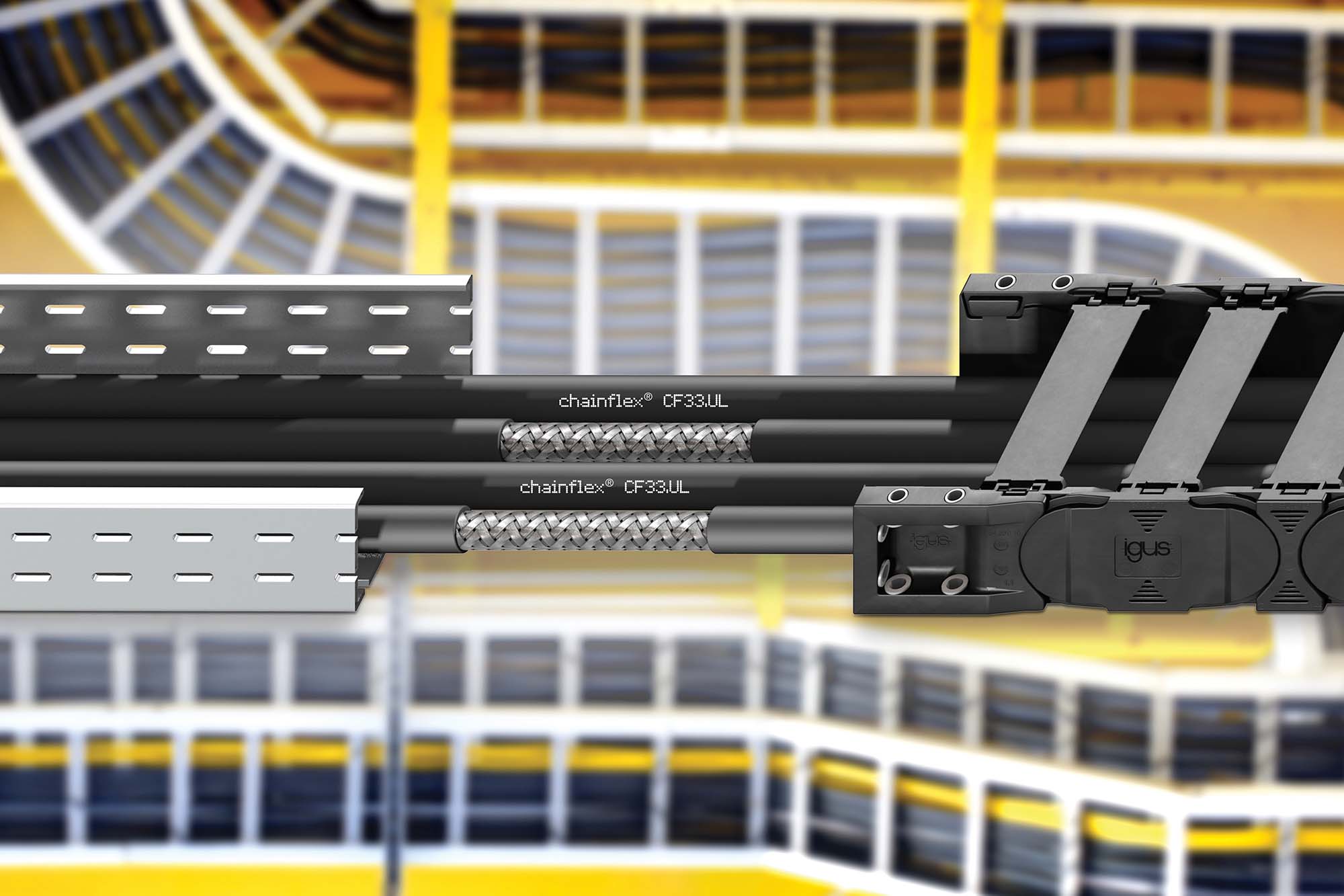 igus launches UL-listed motor cable for cable tray and e-chain