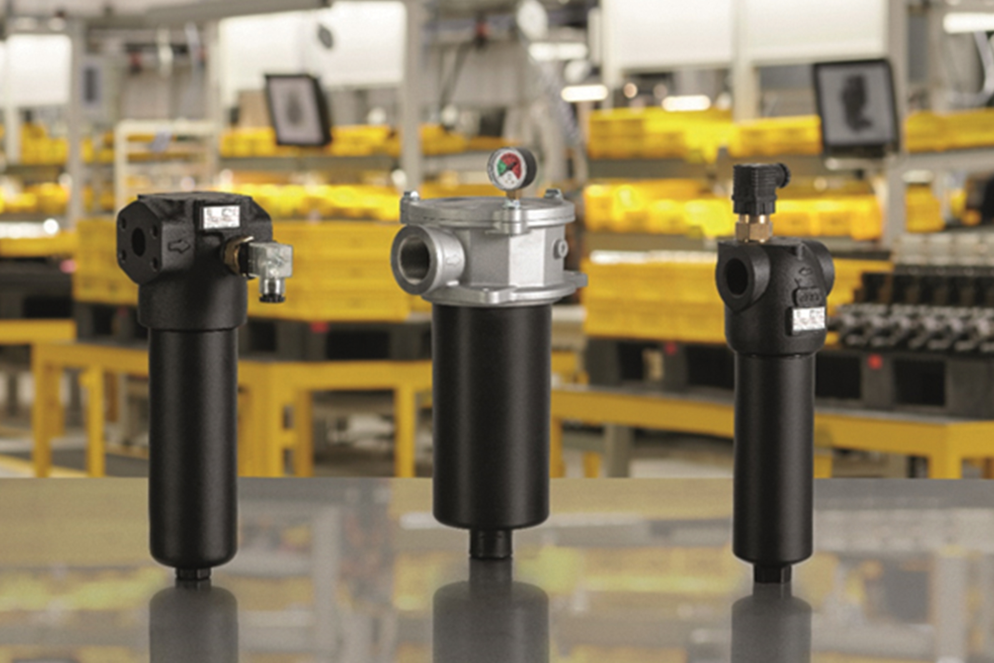 Hydraulic filters for extended machinery operative life 