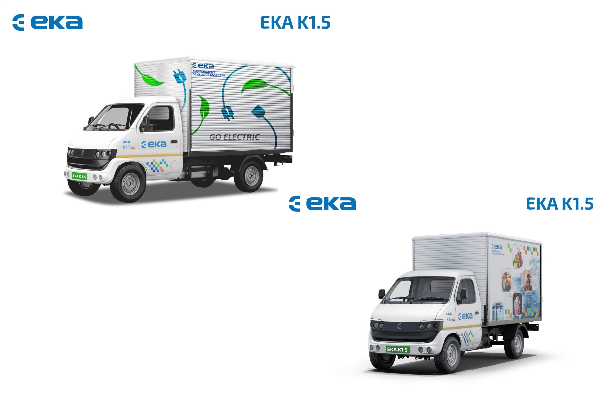 EKA mobility exhibits India first electric LCV