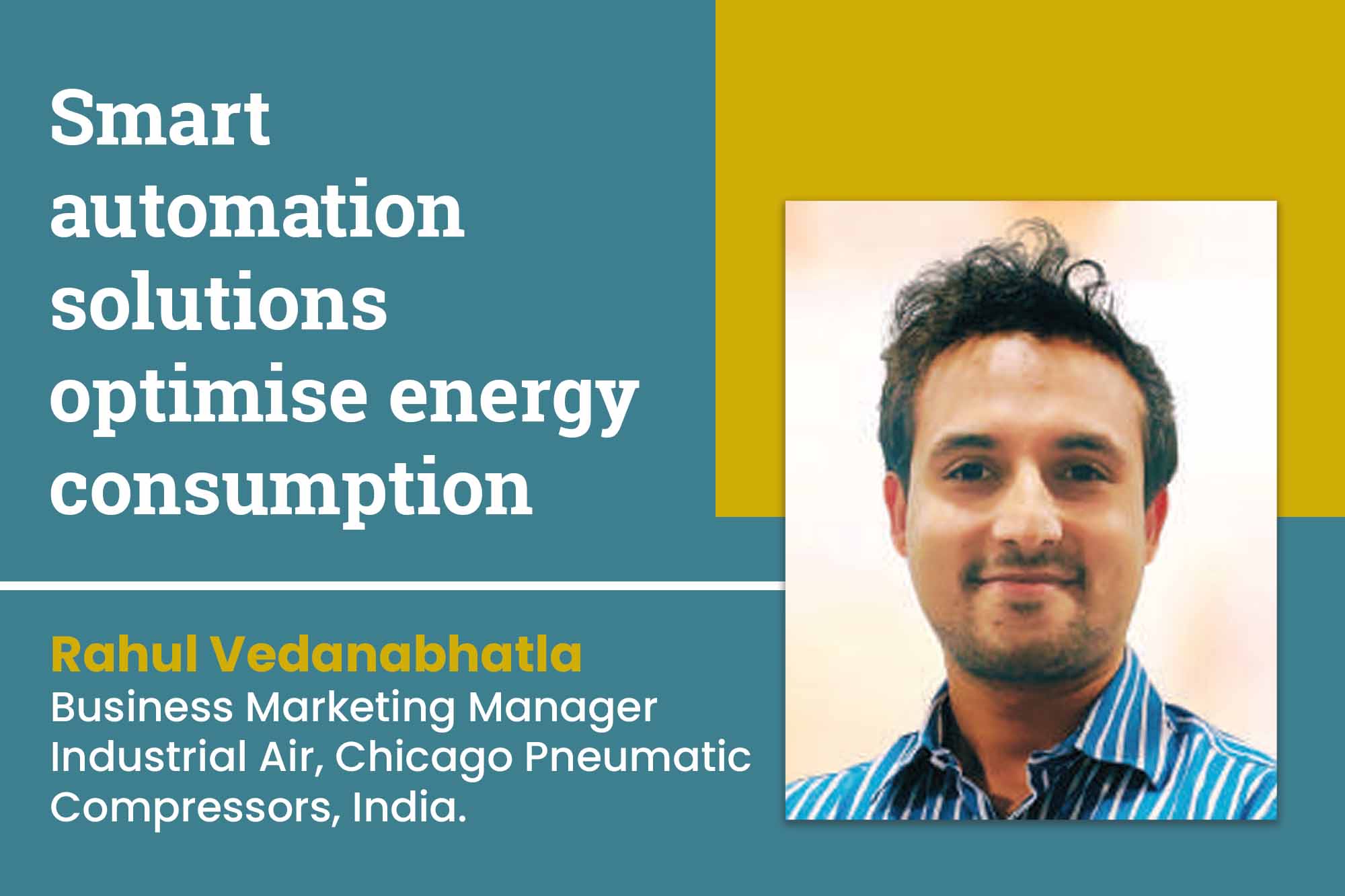 Smart automation solutions optimise energy consumption