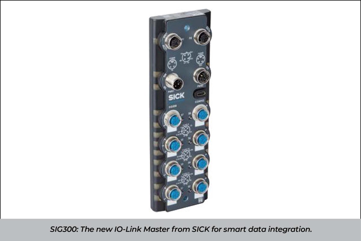 SIG300 IO-Link Master, a versatile door opener for intelligent automation