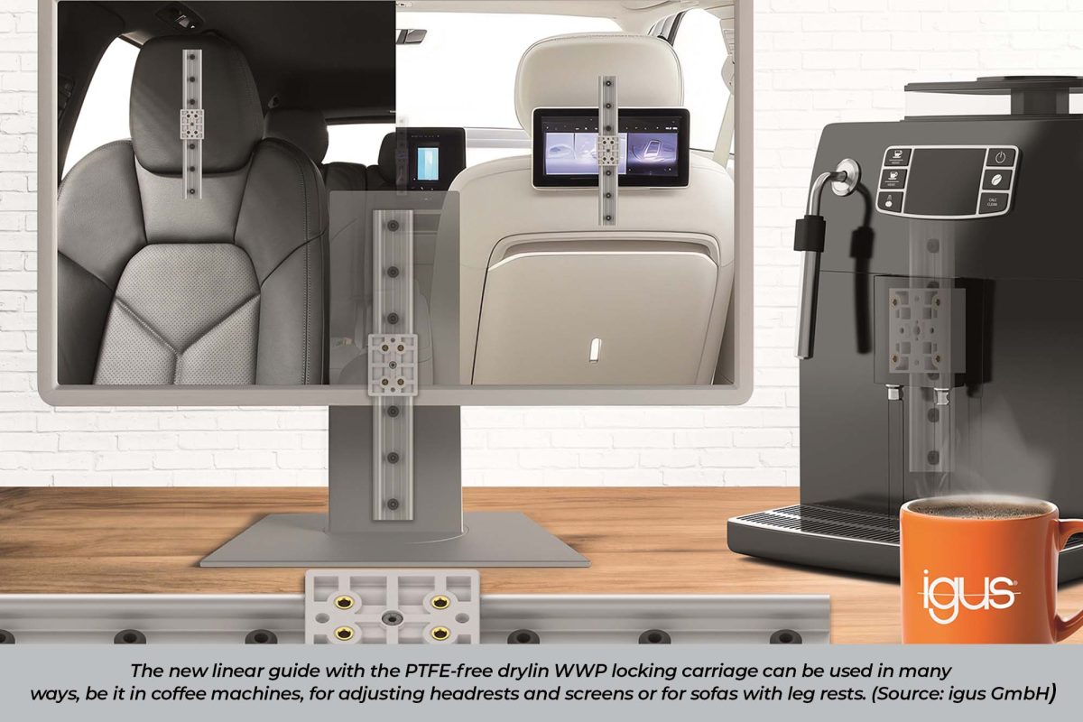 Now it clicks: New PTFE-free positioning system from igus for precise adjustments