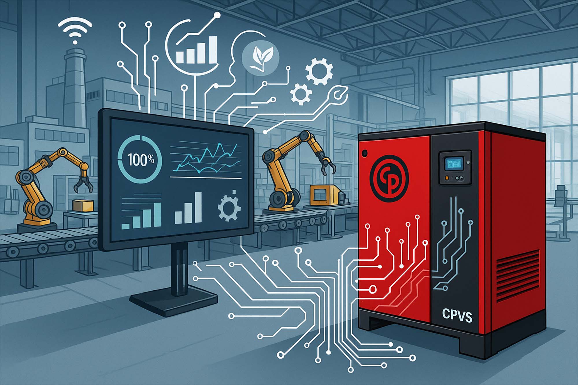 Keeping smart manufacturing in motion with compressed air