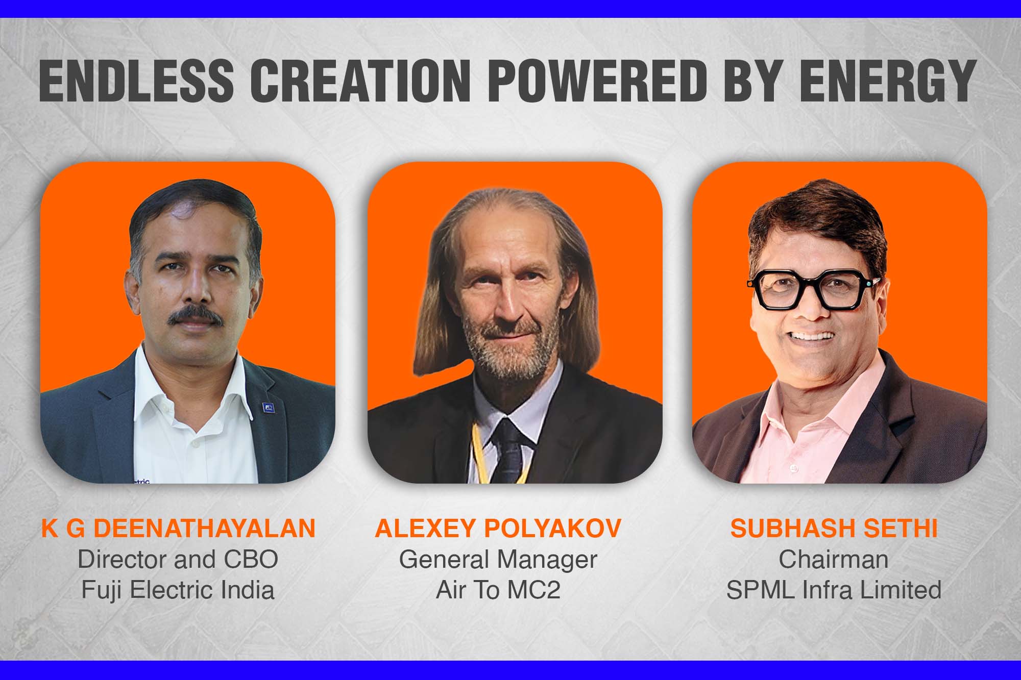 Endless creation powered by energy