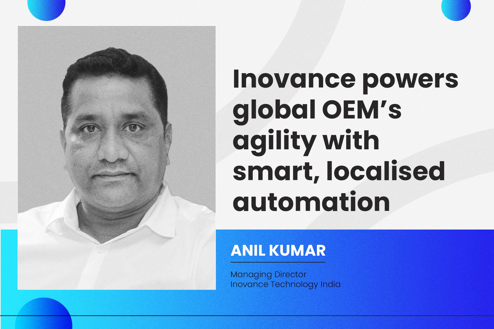 Inovance powers global OEM agility with smart, localised automation